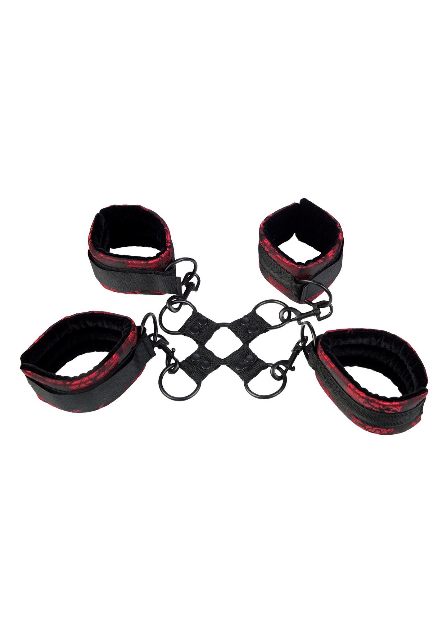 13010_BLACK_01 Scandal Hog Tie Black - obrazek 1