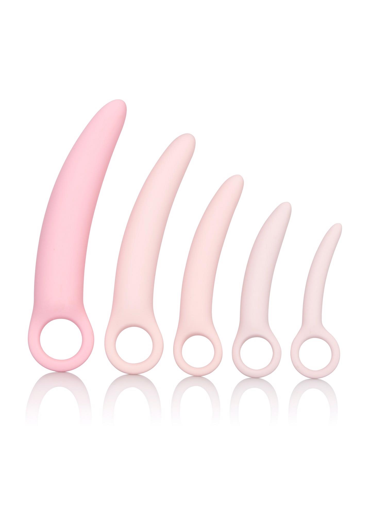 13150_PINK_01 Silicone Dilator 5pcs Set Pink - obrazek 1