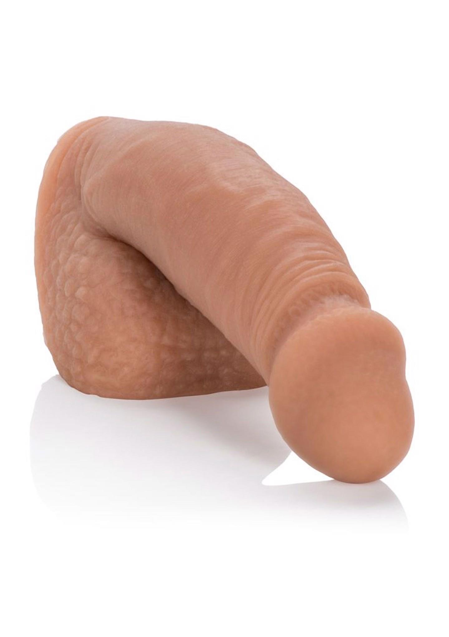 13484_BROWN_01 Packing Penis 5 in /12.8 cm Brown skin tone - obrazek 1