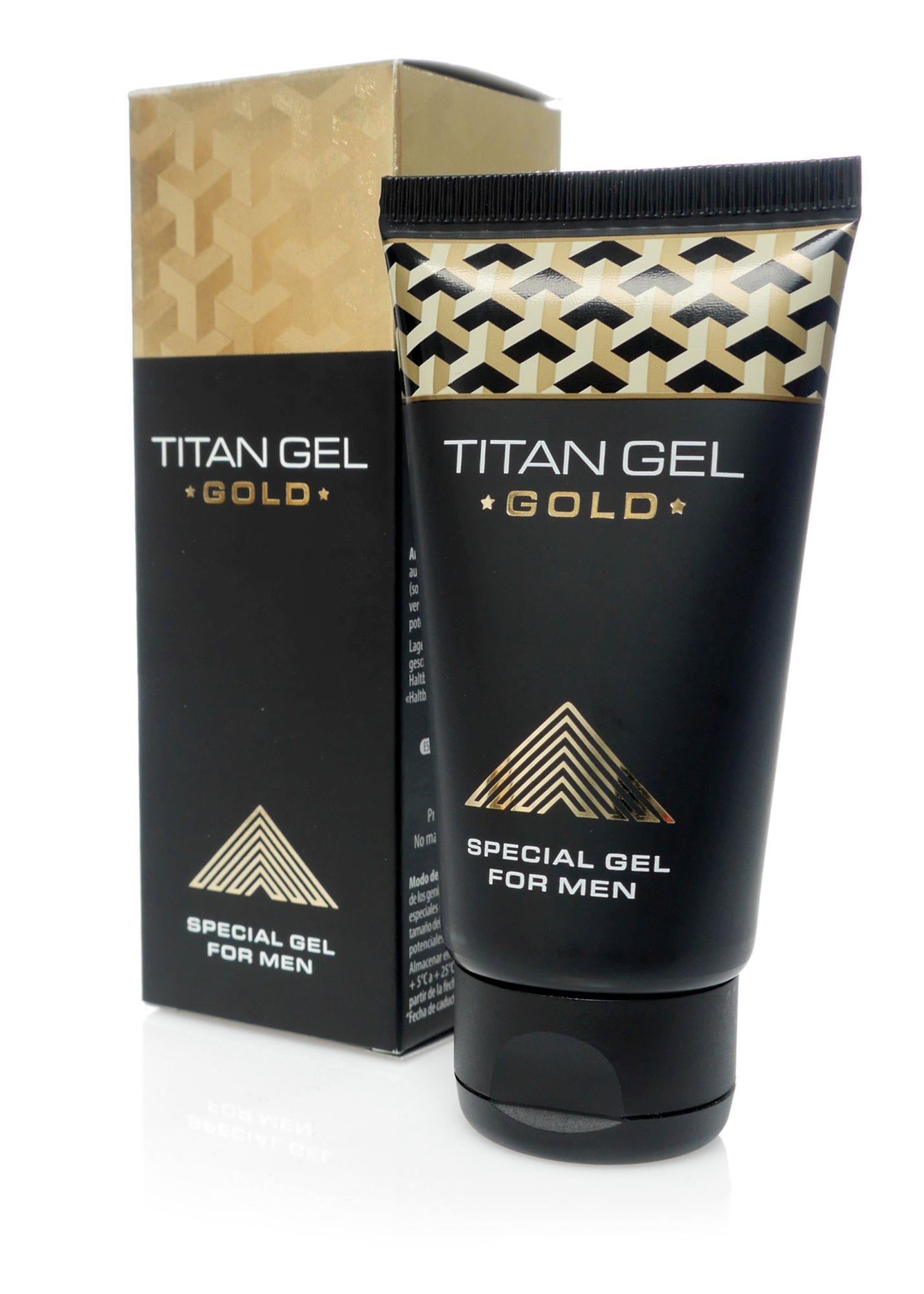 14-0002 Żel/sprej-Titan GEL GOLD 50ml.( ORGINAL ) - obrazek 1