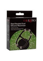Beaded Dual Silicone Maximizer Black - obrazek 2
