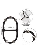 Beaded Dual Silicone Maximizer Black - obrazek 3