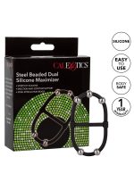 Beaded Dual Silicone Maximizer Black - obrazek 4