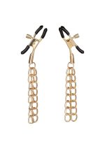 Ride Em Denim Nipple Clamps Gold - obrazek 7