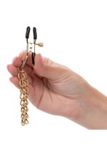 Ride Em Denim Nipple Clamps Gold - obrazek 10