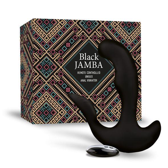 16-27823 FeelzToys - Black Jamba Anal Vibrator - obrazek 1