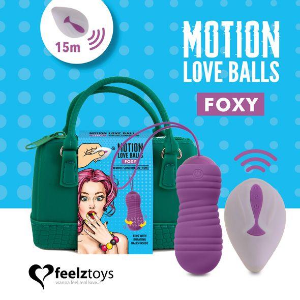 16-28193 FeelzToys - Remote Controlled Motion Love Balls Foxy - obrazek 1