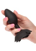 Large Rose Anal Plug Black - obrazek 19