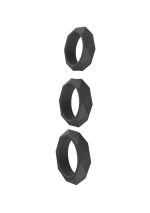 Heavy C-Ring Set Black - obrazek 4