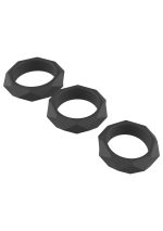 Heavy C-Ring Set Black - obrazek 6