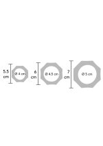 Heavy C-Ring Set Black - obrazek 9