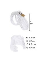 Chastity Cock Cage Acrylic Transparent - obrazek 4