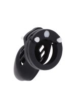 Chastity Cock Cage Silicone S Black - obrazek 3