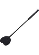 Crop Whip Heart Black