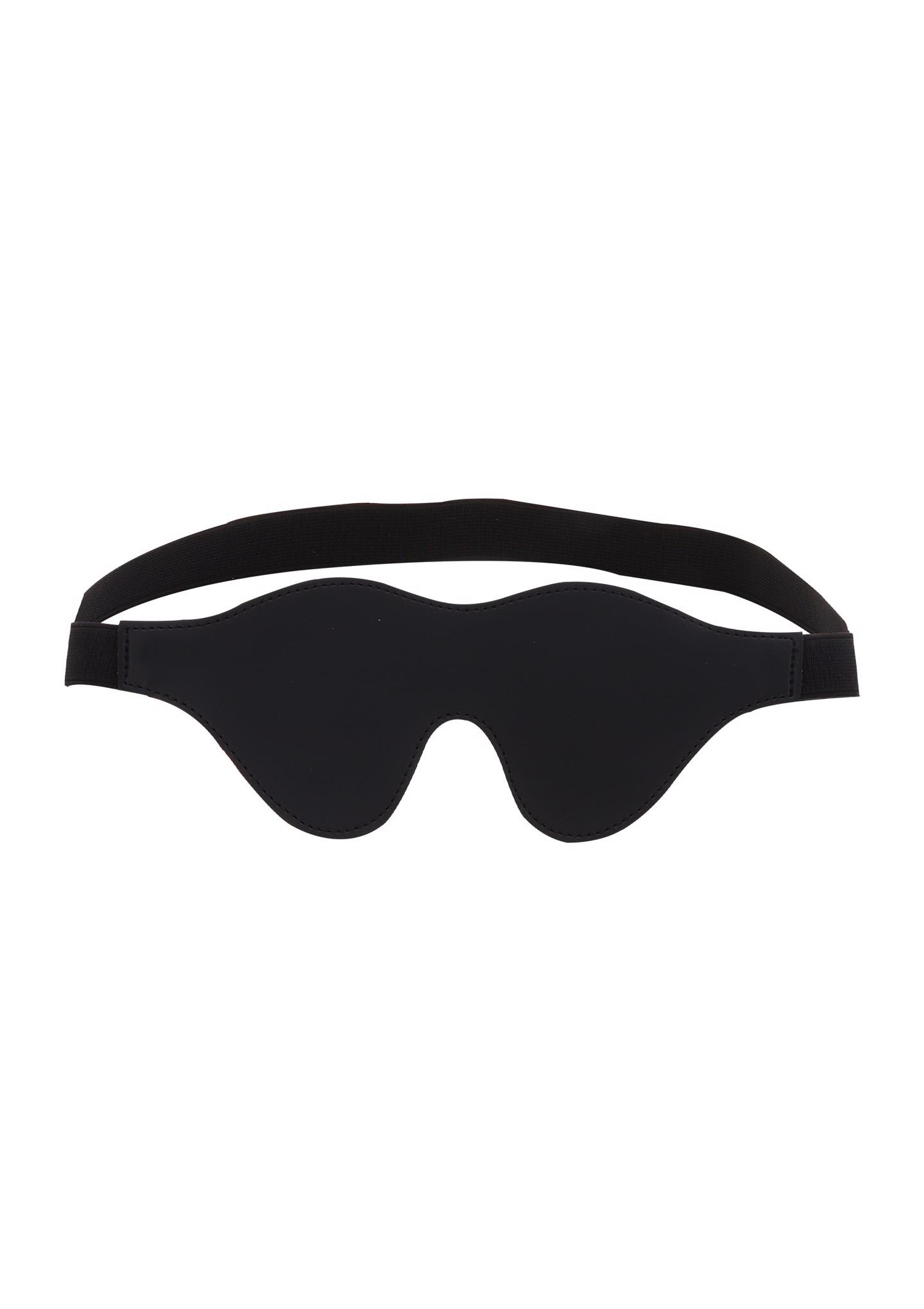 17107_BLACK_01 Intense Dark Blindfold Black - obrazek 1