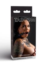 Open Ring Gag Black - obrazek 2