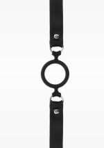 Open Ring Gag Black - obrazek 5
