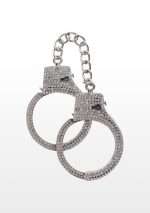 Diamond Wrist Cuffs Silver Silver - obrazek 3