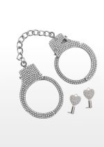 Diamond Wrist Cuffs Silver Silver - obrazek 4