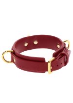 D-Ring Collar Deluxe Red - obrazek 4