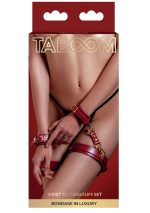 Wrist To Thigh Cuff Set Red - obrazek 3