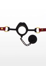 Kinky Gag with Plug Red - obrazek 5