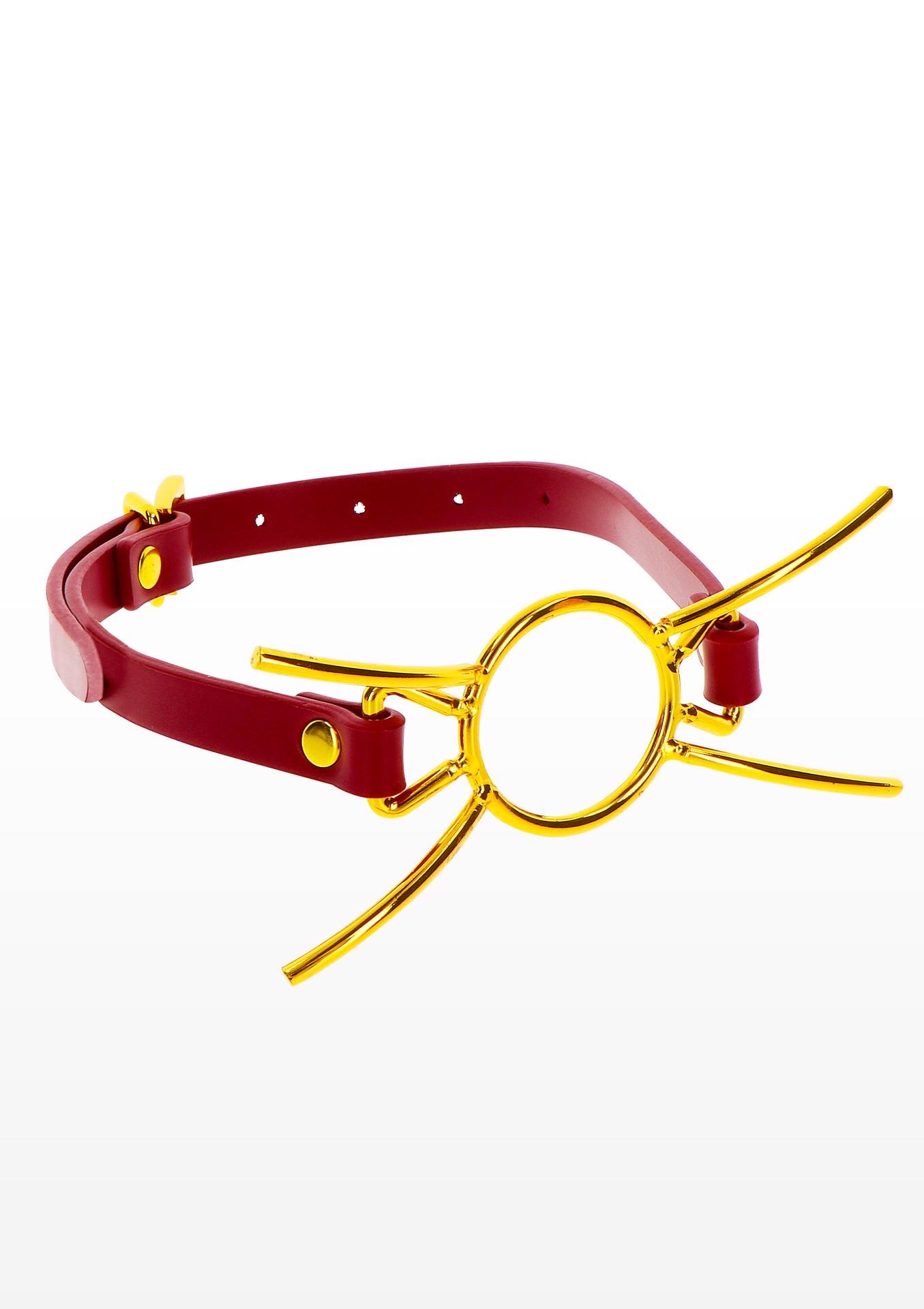 17173_RED_01 Open Mouth Spider Gag Red - obrazek 1