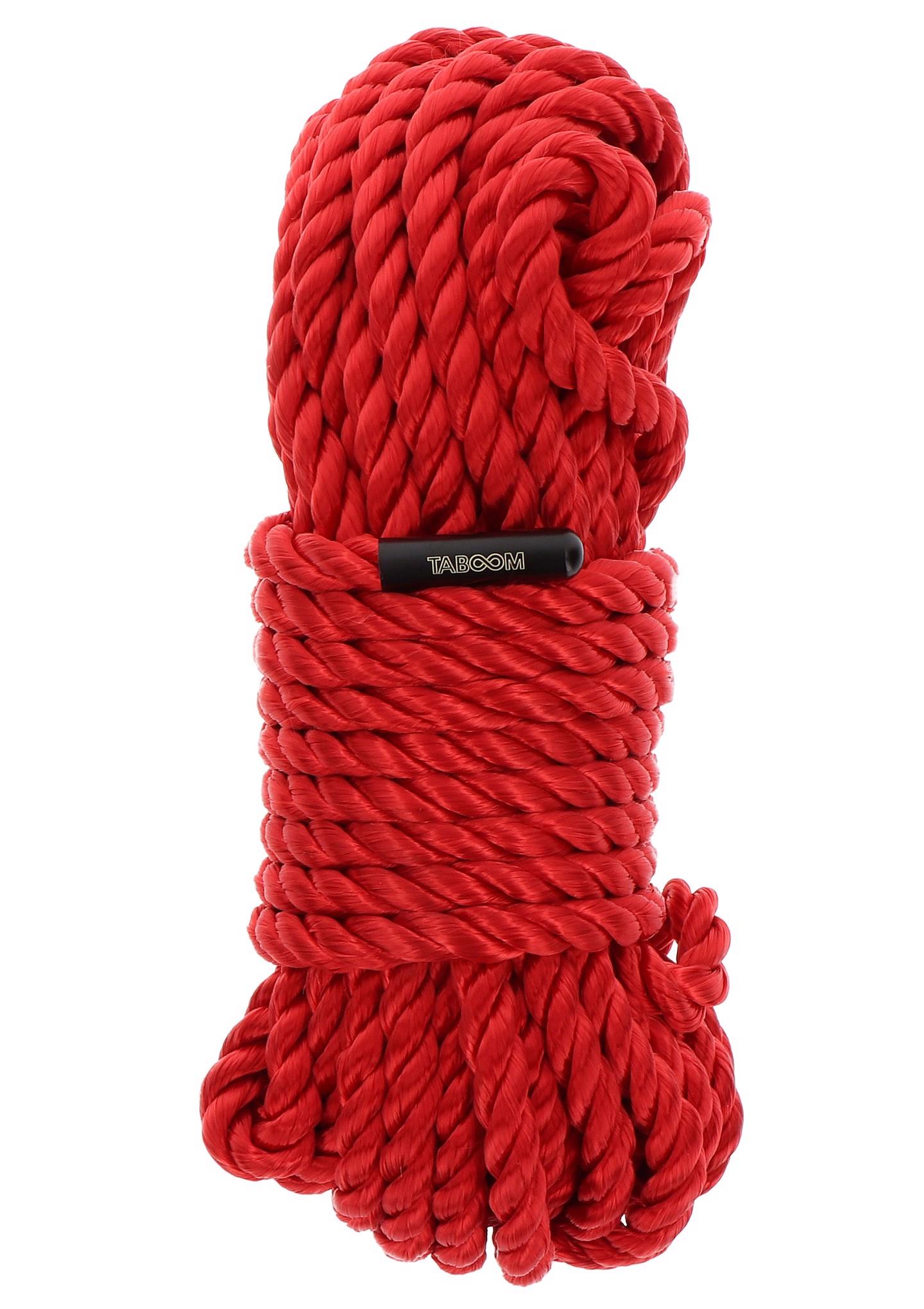 17251_RED_01 Bondage Rope 10 meter 7 mm Red - obrazek 1