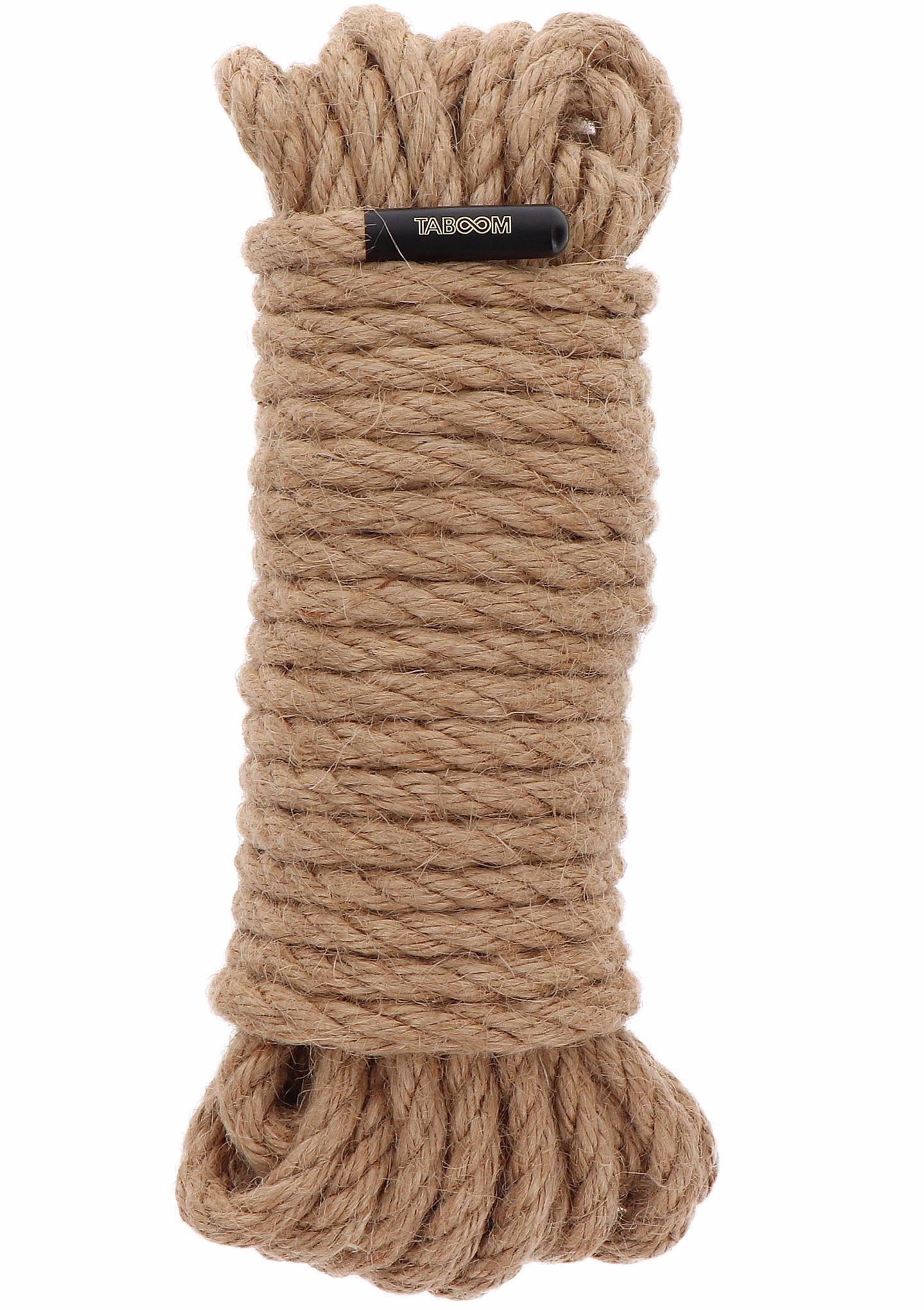 17253_NUDE_01 Hemp Rope 10 Meter 7 mm Nude - obrazek 1