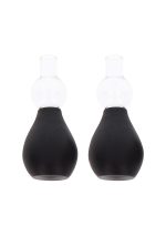 Nipple Enlargers with 8 Rings Black - obrazek 3