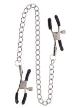 Adjustable Clamps with Chain Silver - obrazek 3