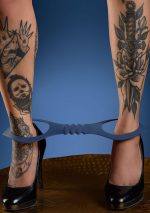 Silicone Ankle Cuffs Blue - obrazek 4