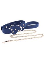 Silicone Collar and Leash Blue - obrazek 12