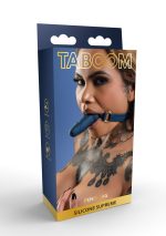 Silicone Penis Ball Gag Blue - obrazek 7