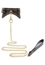 Studded Collar and Leash Black - obrazek 15