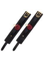 Wild Roses Ankle Cuffs Black - obrazek 12