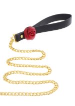 Wild Roses Collar & Leash Black - obrazek 16