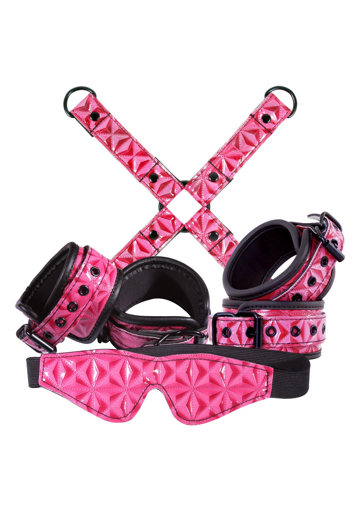 18460_PINK_01 Bondage Kit Pink - obrazek 1
