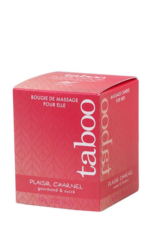 19-4003 Świeca/krem-Plaisir Charnel Bougie Massage 60 gr - obrazek 1