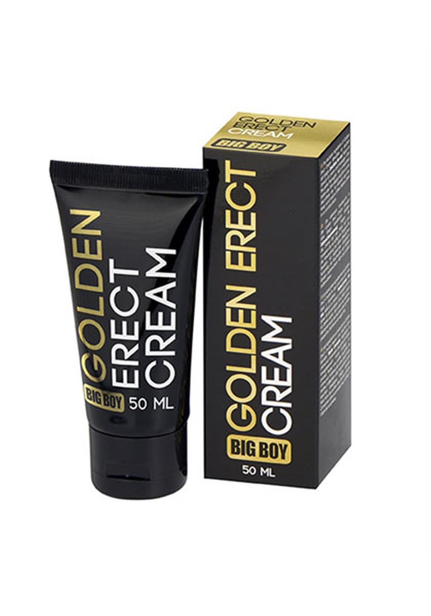 2-00047 Żel/sprej-Big Boy Golden Erect Cream 50ml - obrazek 1