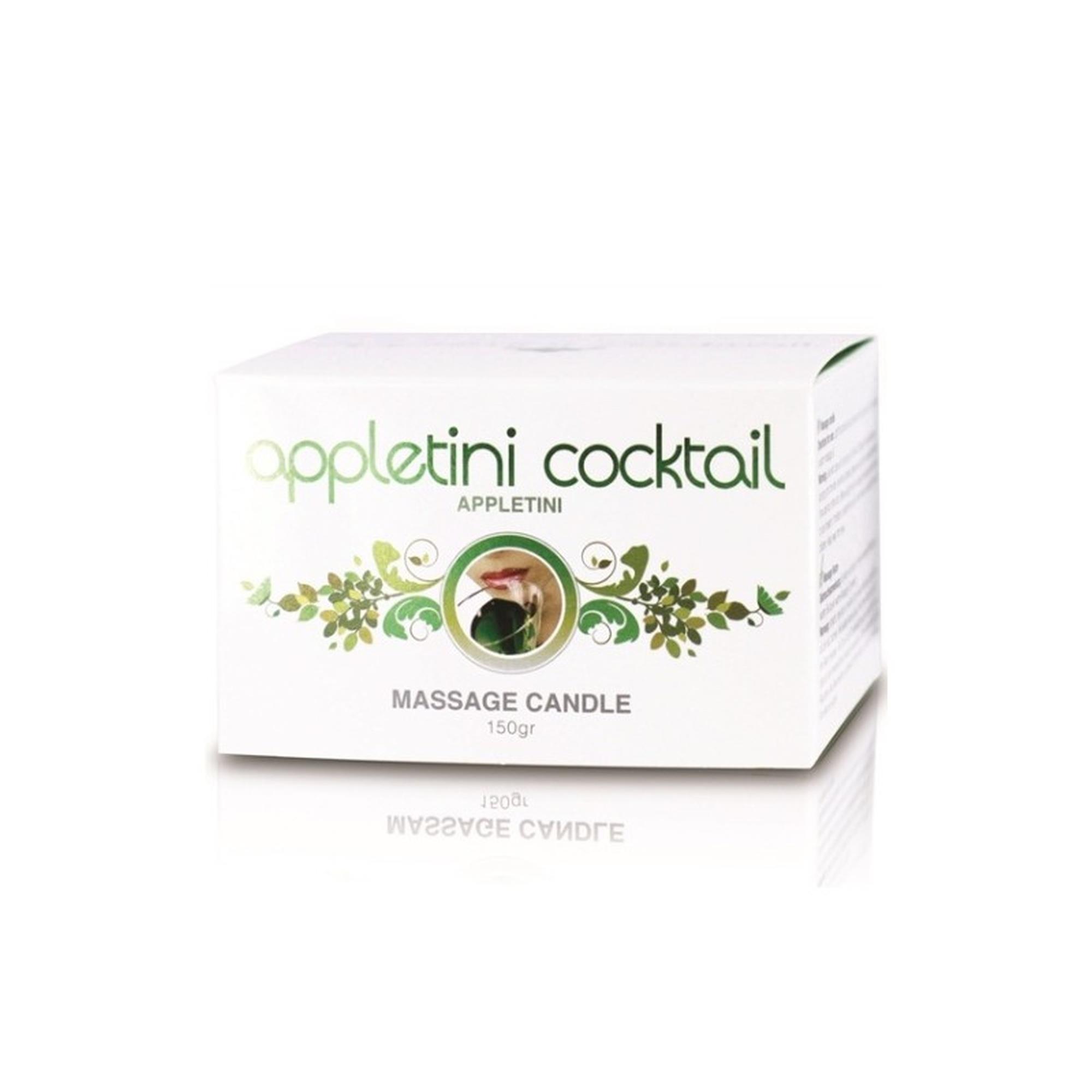 2-00067 Świeca/krem-Appletini Cocktail Massage Candle Tin (Appletini) - obrazek 1