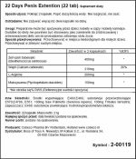 Supl.diety-22 Days Penis Extention (22 tab) - obrazek 2