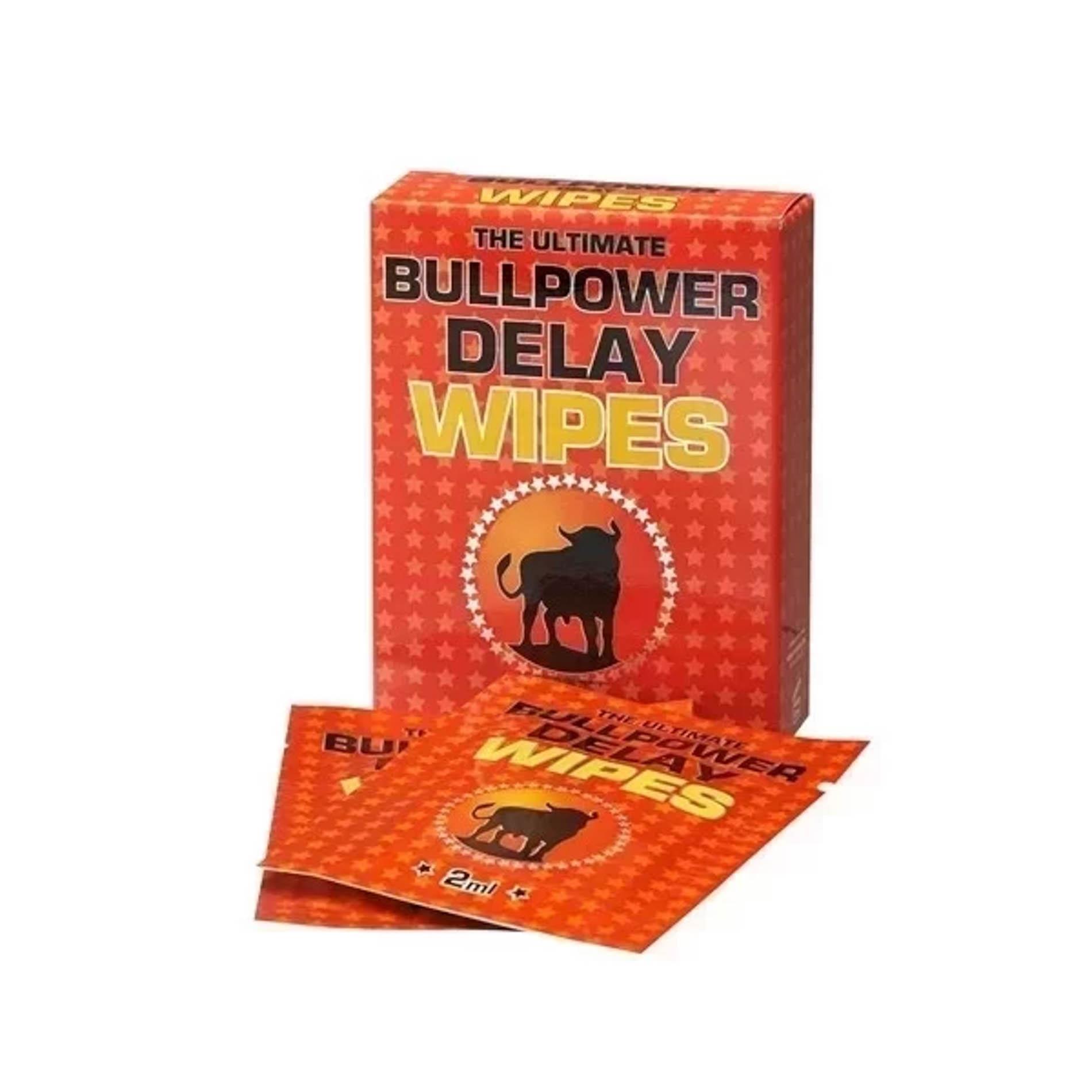 2-00277_01 Bull Power Delay Wipes Sachets - obrazek 1