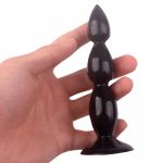 Rocket drill 5,2 inch black big anal plug 5,2 inch / 13 cm - obrazek 2