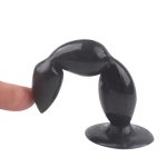 Rocket drill 5,2 inch black big anal plug 5,2 inch / 13 cm - obrazek 3