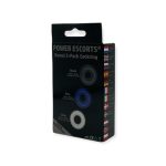 Ring-Donut Cockring 3 Pack-3 colors blue/clear/black - obrazek 6