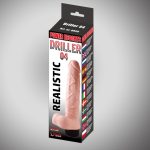 Driller 04 flesh 20 cm realistic vibrating - obrazek 2