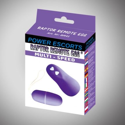 Raptor remote egg purple remote egg