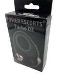 Turbo 03 black vibrating cockring - obrazek 2