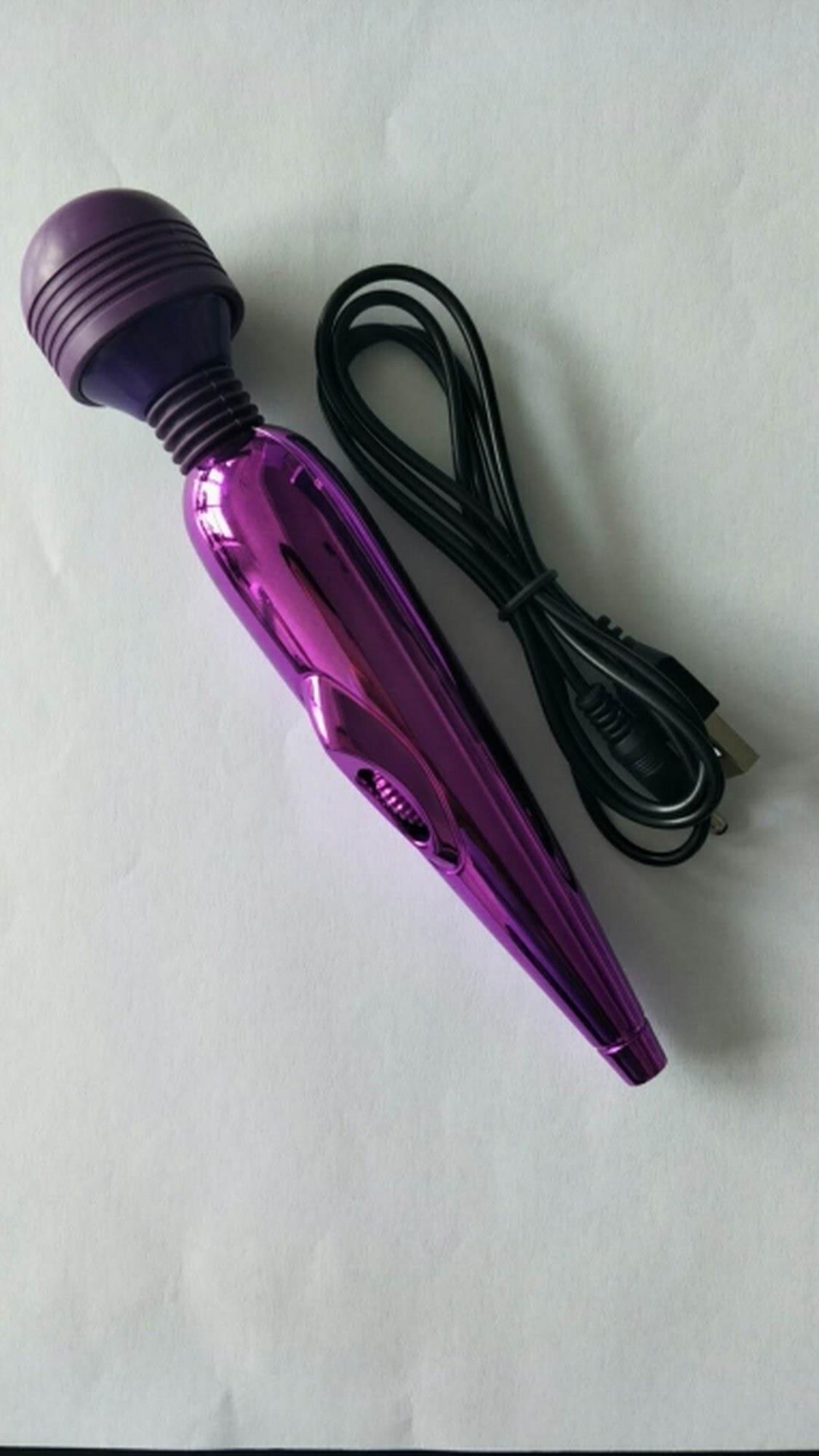 20-BR62-PURPLE Turbo wand purple wand massager 18 cm 12 speed - obrazek 1